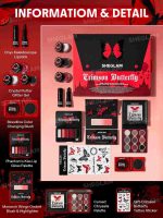 crimson butterfly sheglam collection